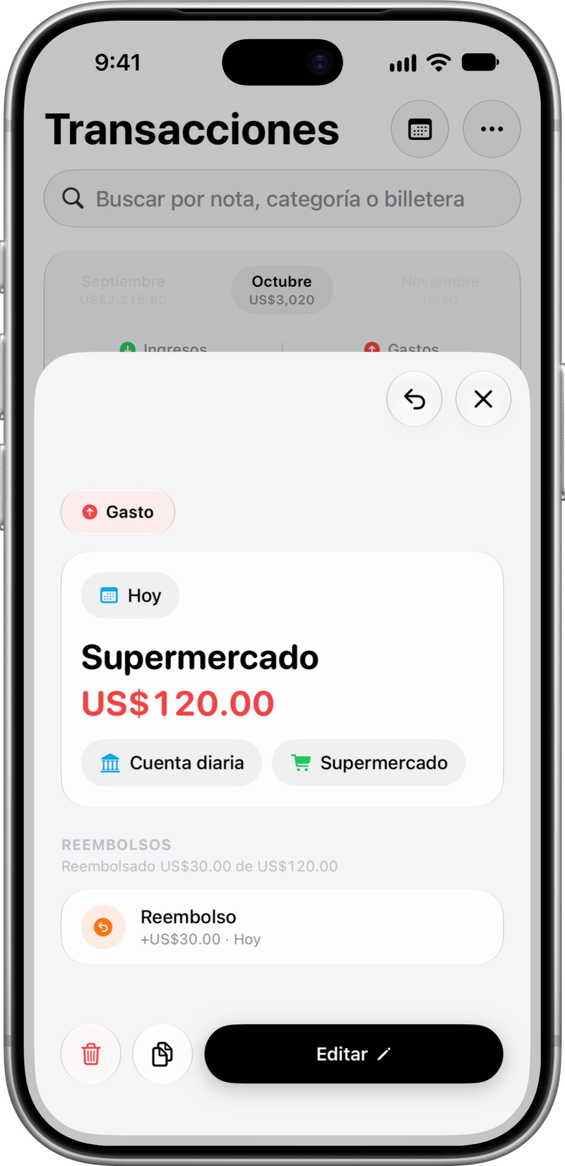 Compra con reembolso: La compra y sus reembolsos.